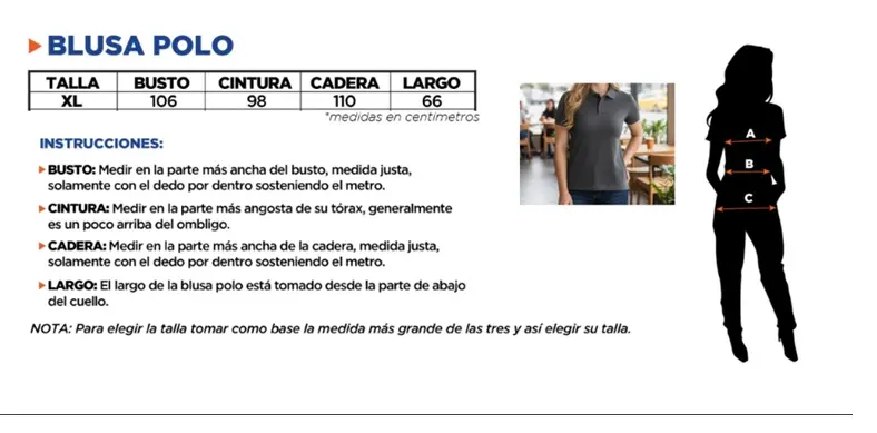BLUSA POLO XLARGE