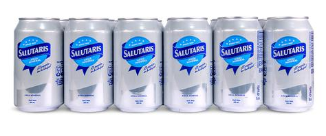 SALUTARIS AGUA MINERAL LATA PAQ/24