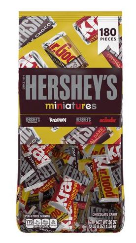 HERSHEYS MINIATURES 56 ONZ (172784)