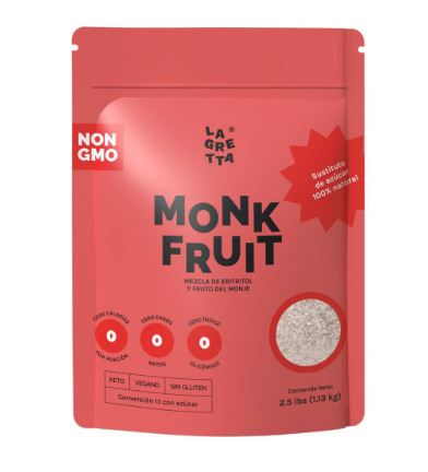 MONK FRUIT LA GRETTA ENDULZANTE 2.5 LBS (458934)