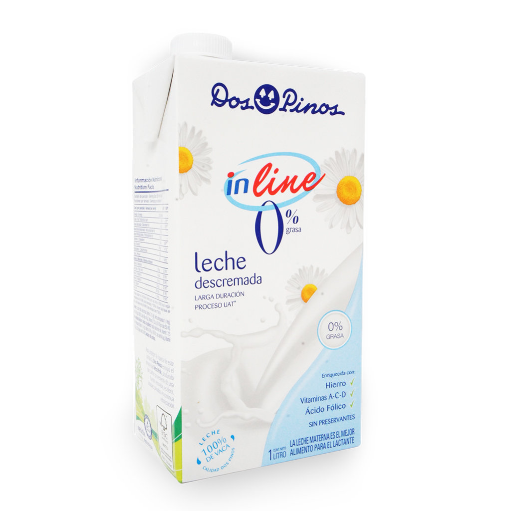 LECHE DESCREMADA DOS PINOS LITRO (80113)