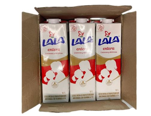 LECHE ENTERA LALA CAJA/12 LTS