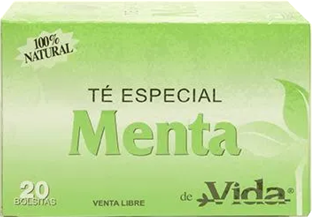 DESCONTINUADO TE ESPECIAL DE MENTA VIDA 20U