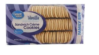 GALLETA DE VAINILLA RELLENA CON CREMA GREAT VALUE (708 GMS)