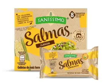 GALLETA SANISSIMO SALMAS CLASICAS PAQ/8  144 GMS