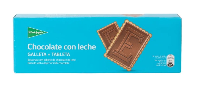 GALLETA CHOCOLATE CON LECHE (EL CORTE INGLES)