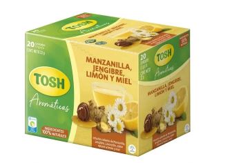 INFUSION TOSH MANZANILLA, JENGIBRE, LIMON Y MIEL (C/20)