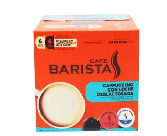CAFE BARISTA CAPUCCINO CON LECHE DESLACTOSADA CAPSULAS C/6