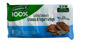 GALLETA COLOMBINA GRANOLA Y YOGURT PAQ/6