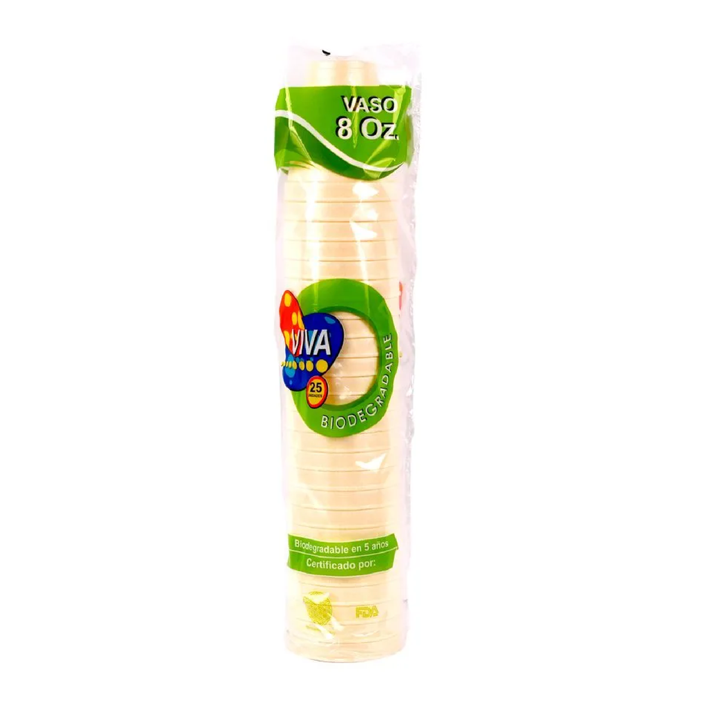 VASO DUROPORT #8 CAJA VIVA VERDE  (1000)