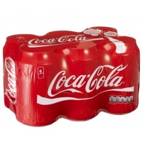 COCA COLA 355ml LATA SIX PACK