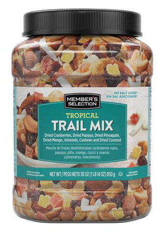 MEZCLA TROPICAL DE FRUTOS SECOS Y FRUTAS (30 ONZ)