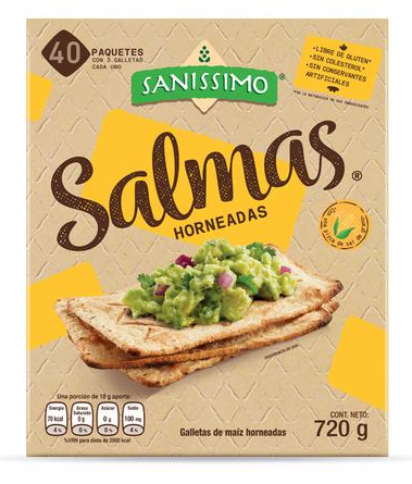 SANISSIMO SALMAS HORNEADAS PAQ/40