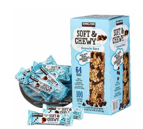 BARRA DE GRANOLA SOFT & CHEWY KIRKLAND C/64