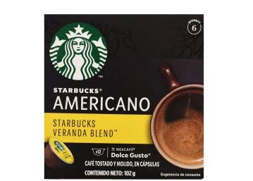 STARBUCKS DOLCE GUSTO AMERICANO VERANDA C/12