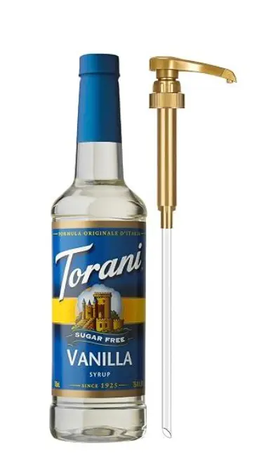 TORANI SUGAR-FREE SYRUP, SABOR VAINILLA 750ML