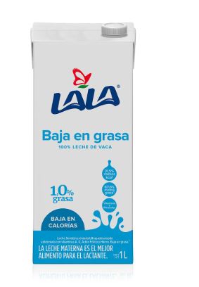 LECHE LALA BAJA EN GRASA CAJA/12 LTS