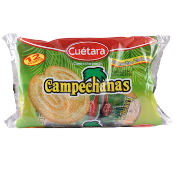 GALLETAS CAMPECHANAS CUETARA 228 GRMS PAQ/12