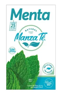 TE DE MENTA MANZA TÉ CAJA/25 SOBRES