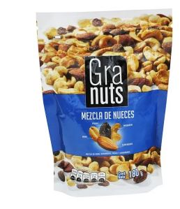 GRANUTS MEZCLA DE NUECES (180 GMS)