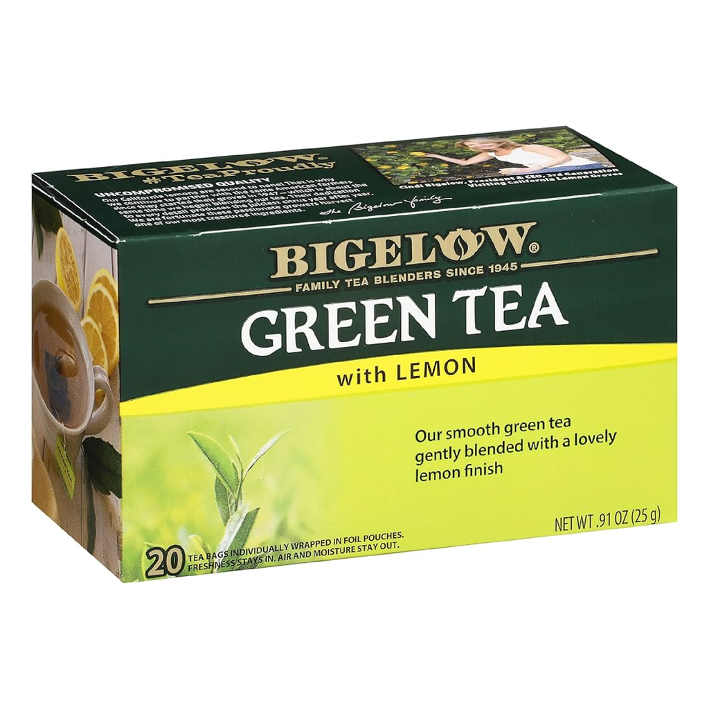 DESCONTINUADO TE VERDE CON LIMON MARCA BIGELOW (20 U.)