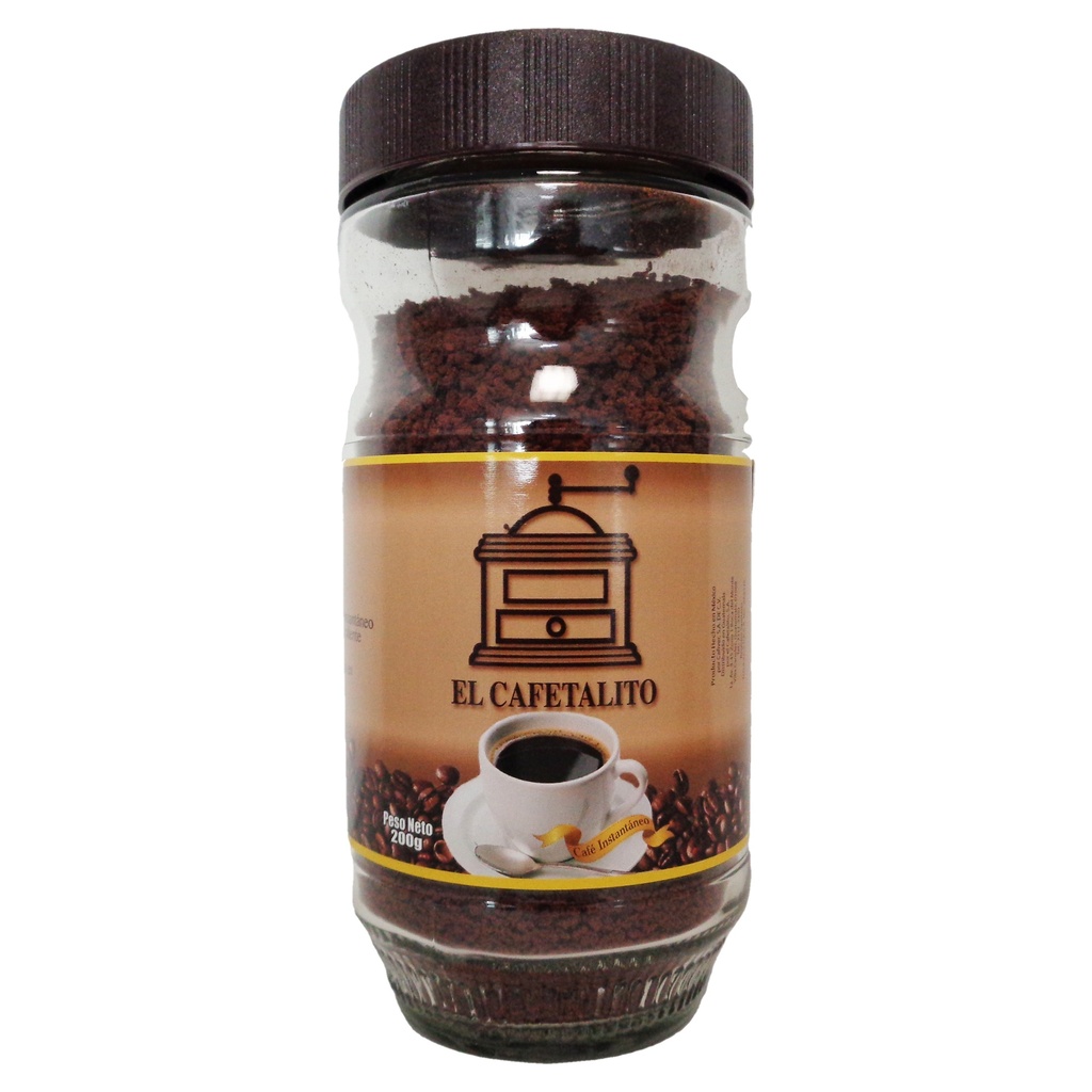 CAFE EL CAFETALITO INSTANTANEO 200 GRS.