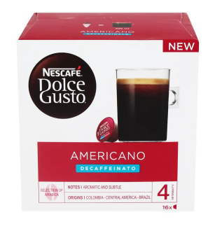 DOLCE GUSTO AMERICANO DESCAFEINADO C/16