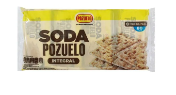 GALLETA POZUELO SODA INTEGRAL PAQ/8