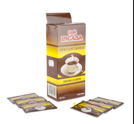 CAFE INSTANTANEO INCASA EN SOBRES CAJA/50