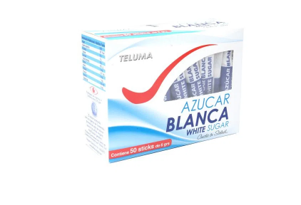 AZUCAR TELUMA BLANCA STICKS 50/U