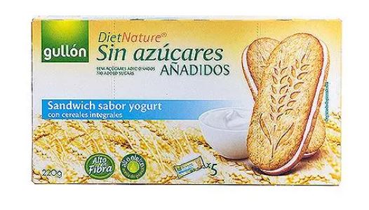 GALLETA GULLON SANDWICH YOGURT SIN AZUCAR C/5