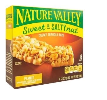 BARRA GRANOLA NATURE VALLEY DULCE Y SALADO MANÍ