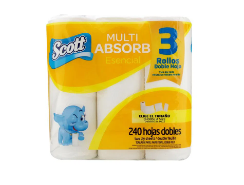 MAYORDOMO SCOTT MULTI ABSORB (3/ROLLOS)