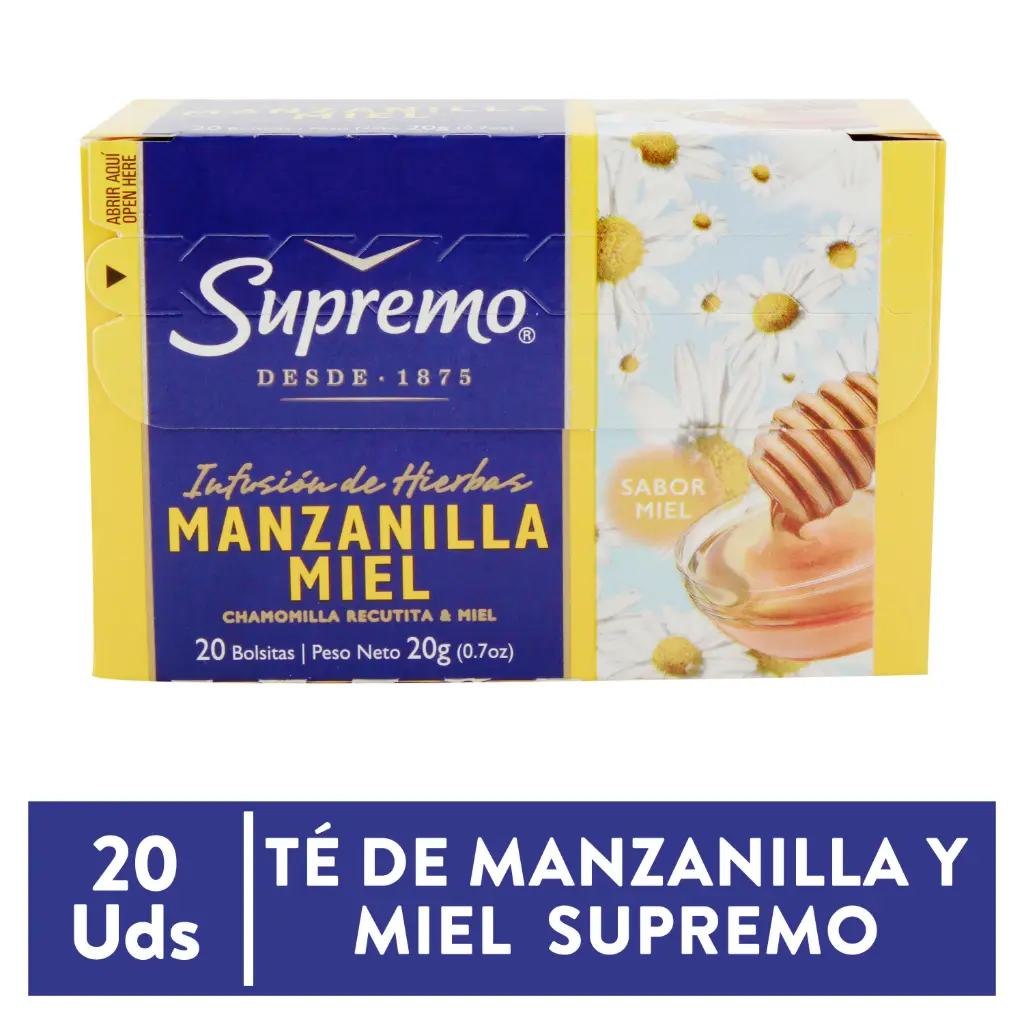 TE DE MANZANILLA CON MIEL