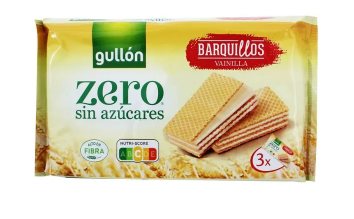 GALLETA GULLON BARQUILLO DE VAINILLA S/AZUCAR 210 GMS