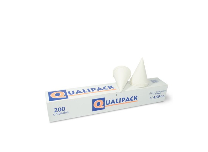 VASO CONICO QUALIPACK CAJA 8000 U