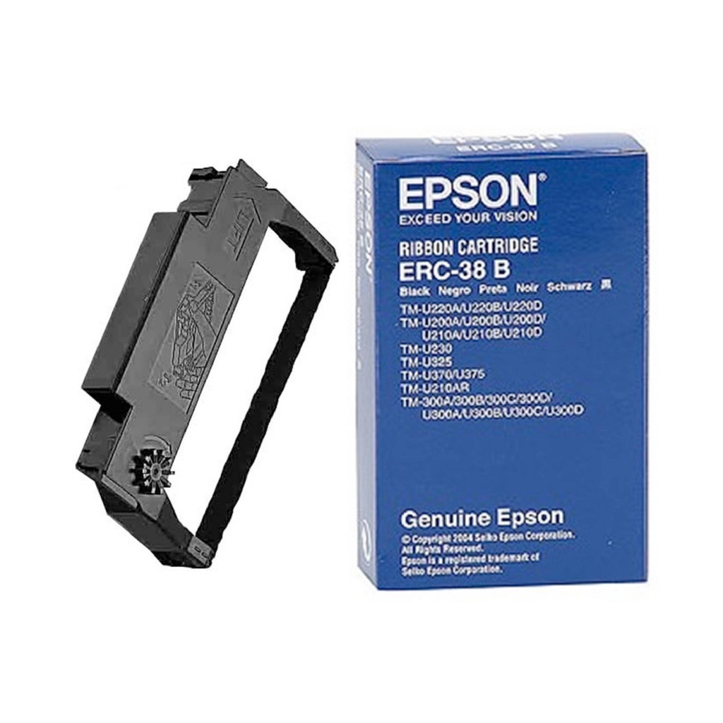 CINTA CERTIFICADORA EPSON ERC 38B  GENERICA