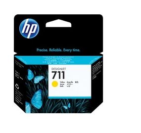 TINTA PARA PLOTTER HP711 AMARILLO 29ML (T120 T130 CZ132A)