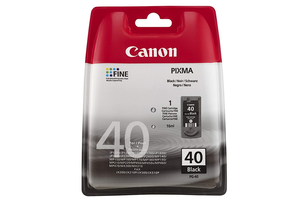CARTUCHO CANON PG-40 NEGRO (1600-1700)