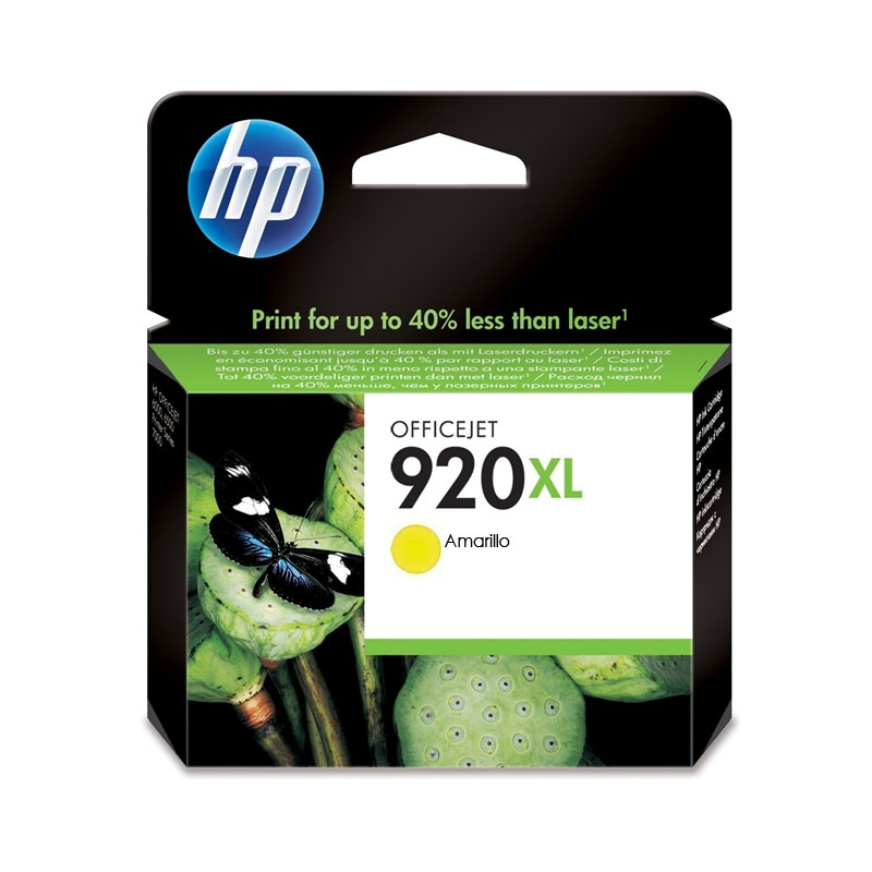 CARTUCHO HP 920XL YELLOW CD974A