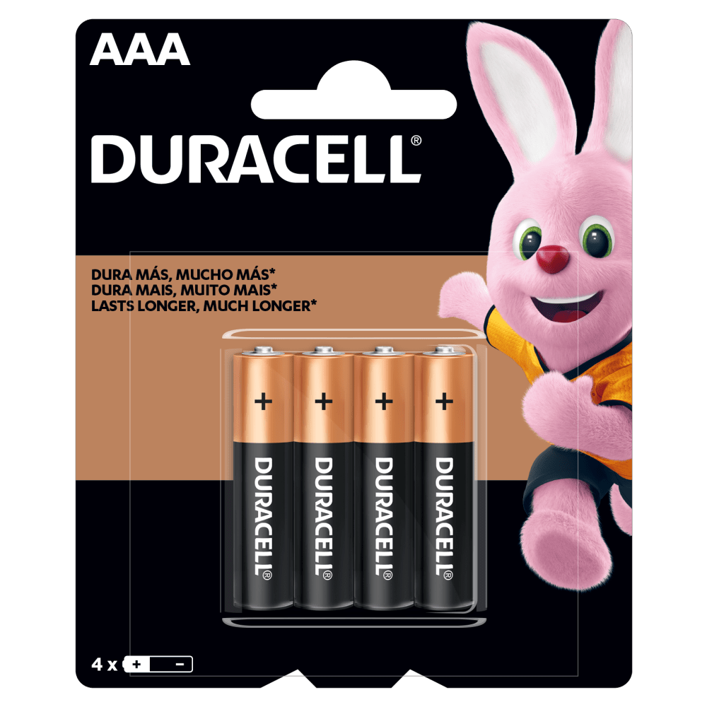 BATERIAS ALCALINAS AAA DURACELL B/4