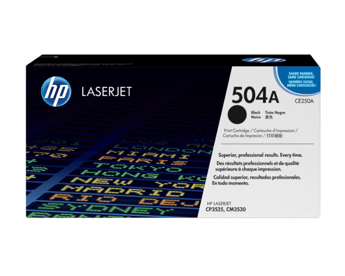 TONER HP 504A  CE250A NEGRO