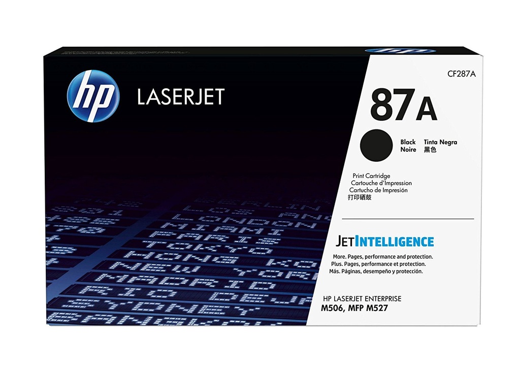 TONER HP CF 287A BLACK LASERJET ENTERPR 