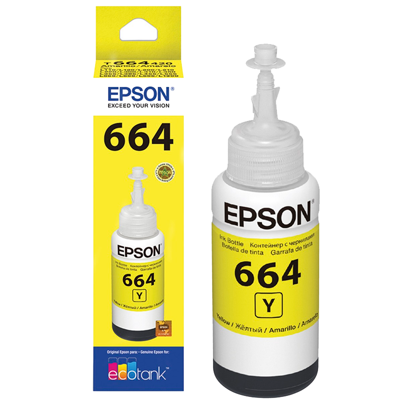 TINTA EPSON L380-L220-L210  / T664420 YELOW