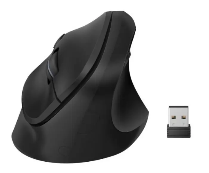 MOUSE INALAMBRICO VERTICAL 800 NEGRO 
