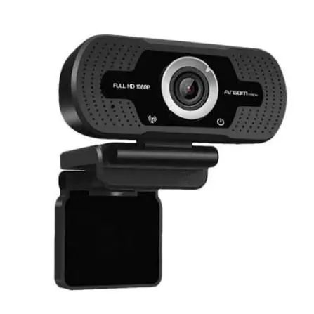 WEBCAM ARGOM USB CON MICROFONO 30fps NEGRO FULL HD ARG WC 9140BK