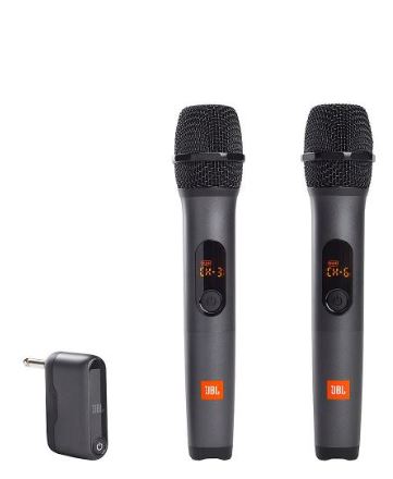 SISTEMA INALAMBRICO (2 MICROFONOS JBL C/RECEPTOR)