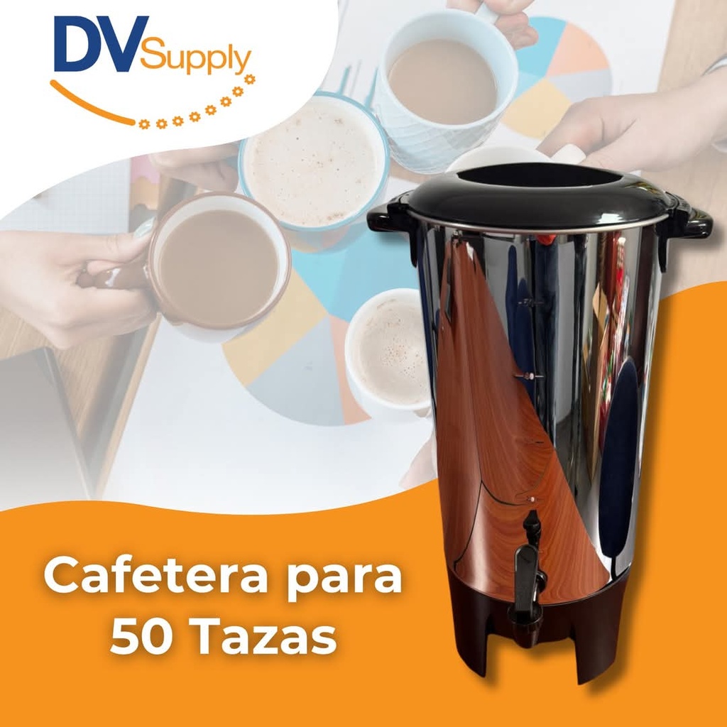 PERCOLADORA 50 TAZAS-DVSUPPLY MODELO 1050