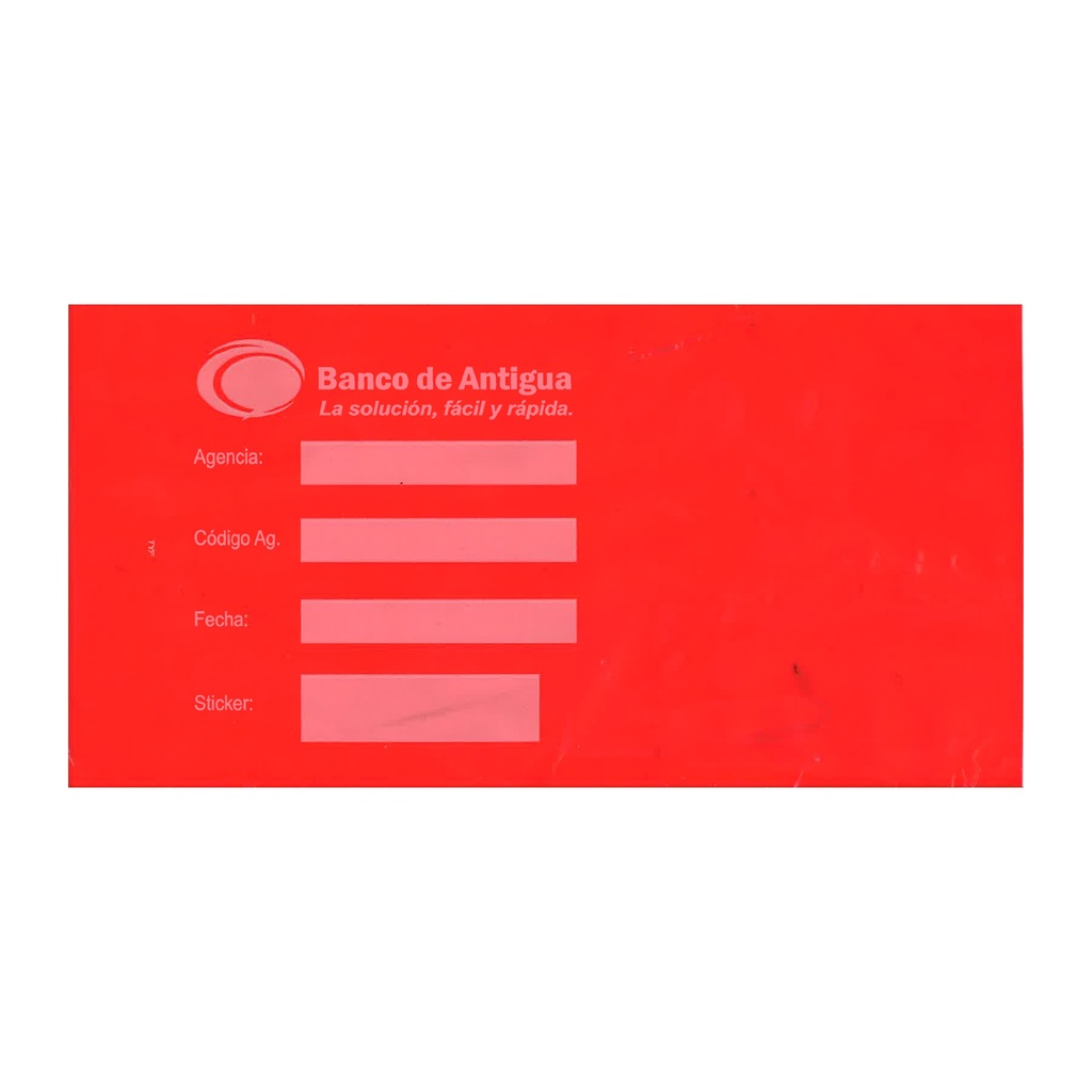 BOLSAS PARA COMPENSACIÓN  BDA ROJAS P/25