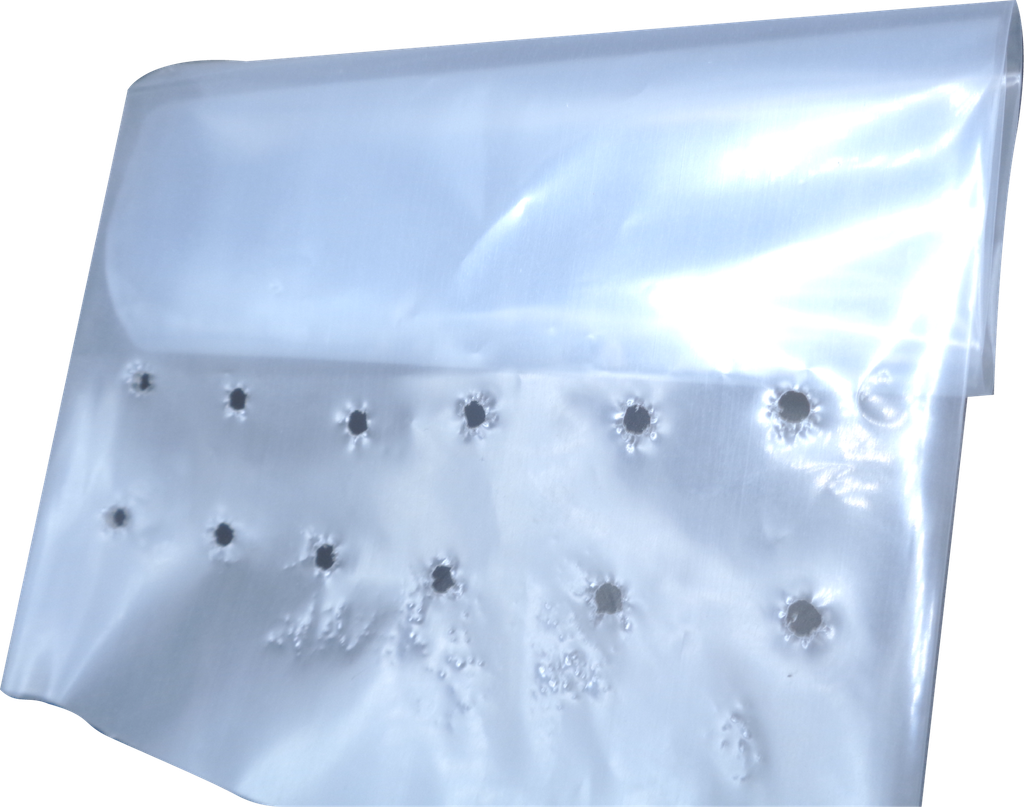 BOLSA 10 X 20 PERFORADA (TRANSPARENTE) BAM F-966.